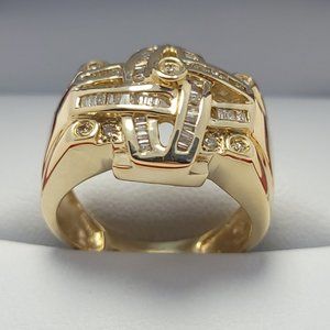 14K Yellow Gold Diamond Ring - Joe Rodeo 0.75ct